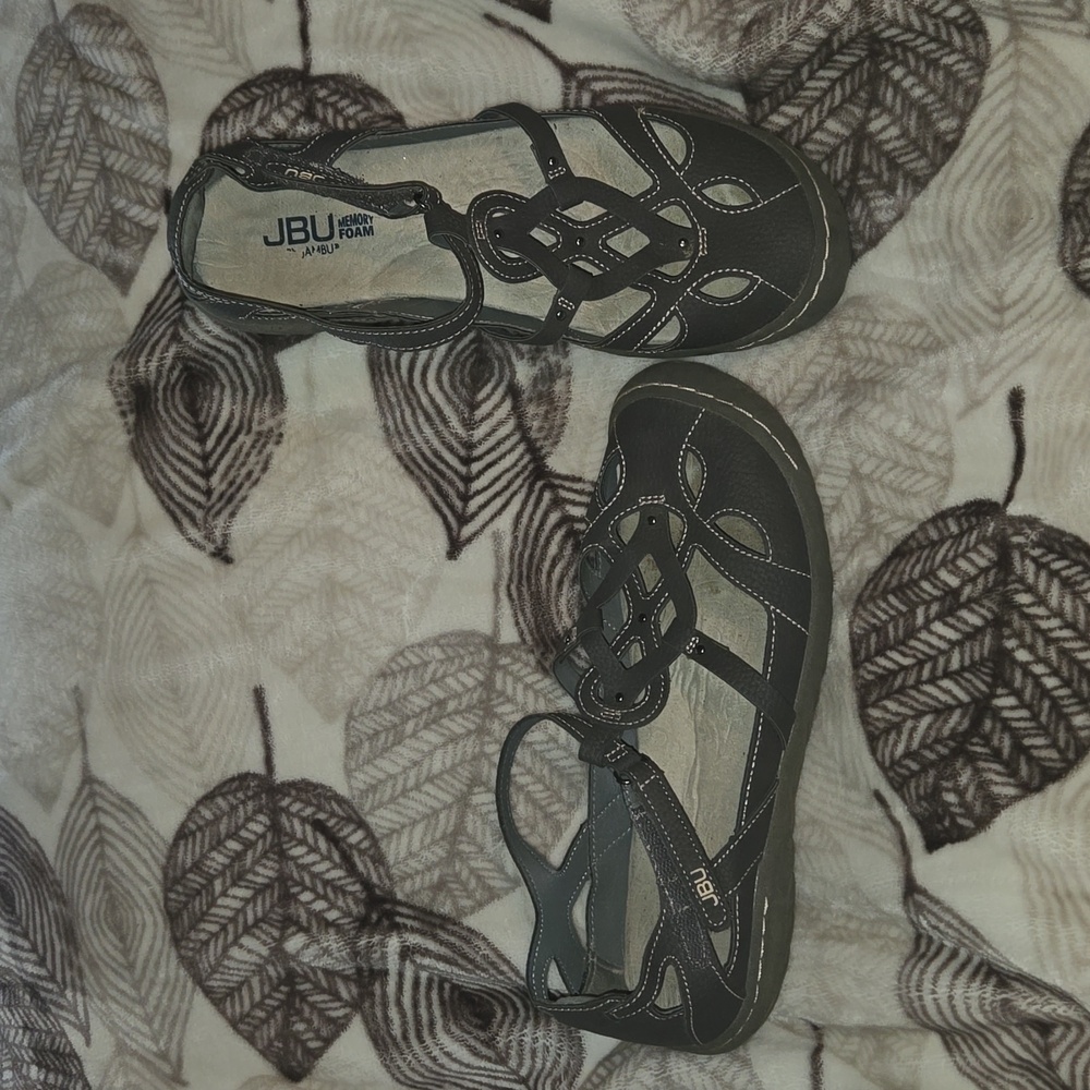 JAMBU JBU Memory Foam Grey Shoes Size Women's 9